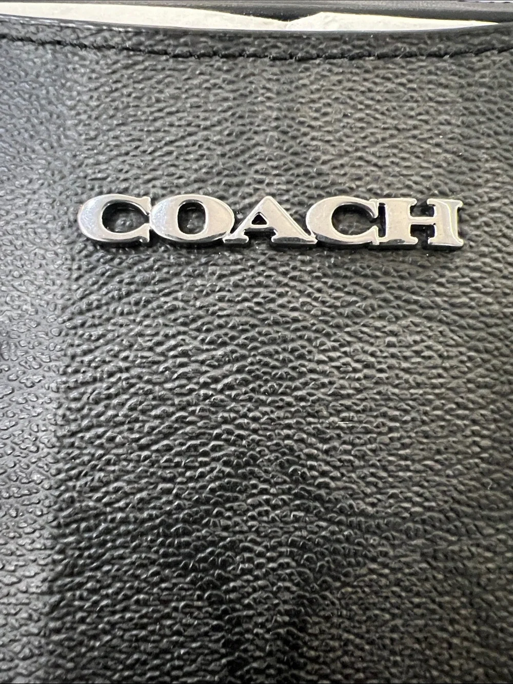Coach Men's Black Signature Briefcase